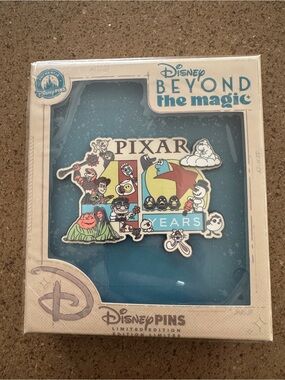 2026 Disney D23 Pixar 40th Anniversary Mini Jumbo Pin Limited Edition LE800